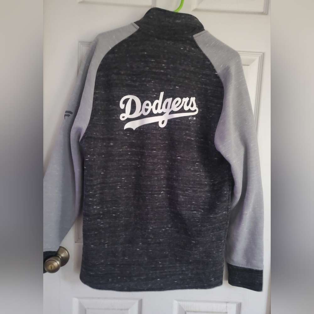 Los Angeles Dodgers Fanatic Full Zip Sweatshirt Jacket, Size Mesium